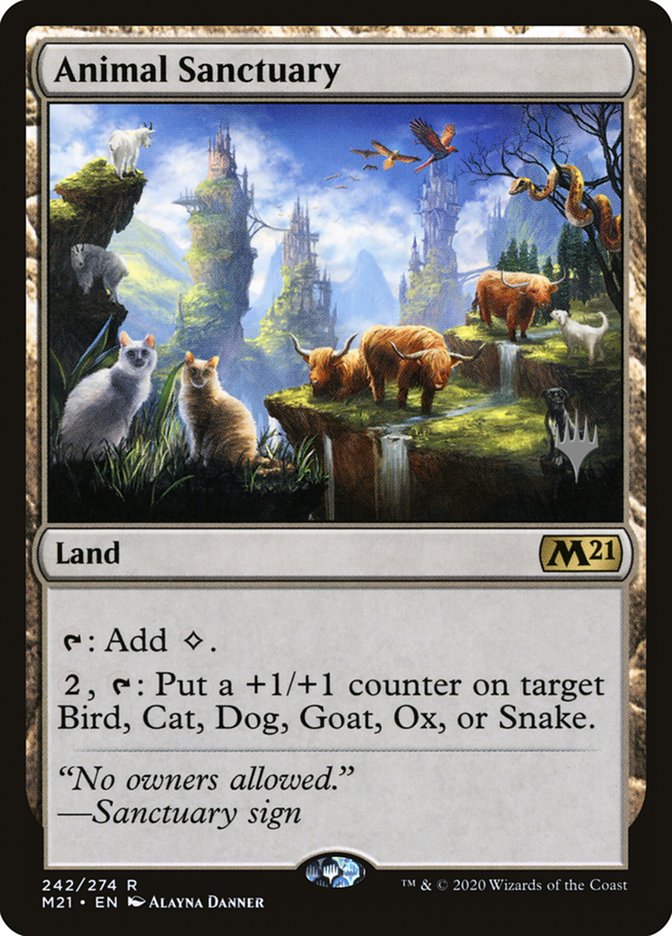 Animal Sanctuary (Promo Pack) [Core Set 2021 Promos] | Game Master's Emporium (The New GME)