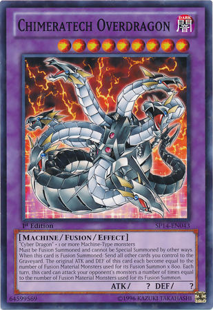 Chimeratech Overdragon [SP14-EN043] Starfoil Rare | Game Master's Emporium (The New GME)