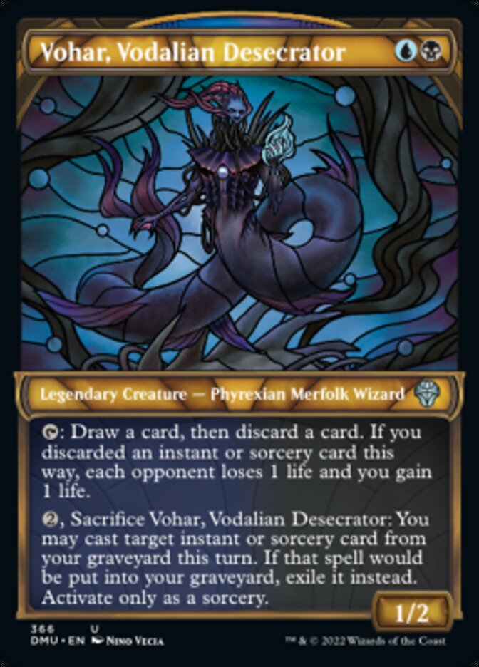 Vohar, Vodalian Desecrator (Showcase Textured) [Dominaria United] | Game Master's Emporium (The New GME)