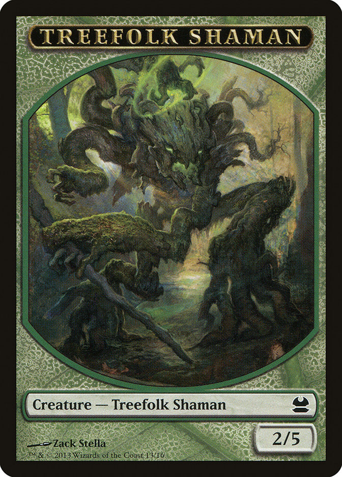 Treefolk Shaman Token [Modern Masters Tokens] | Game Master's Emporium (The New GME)