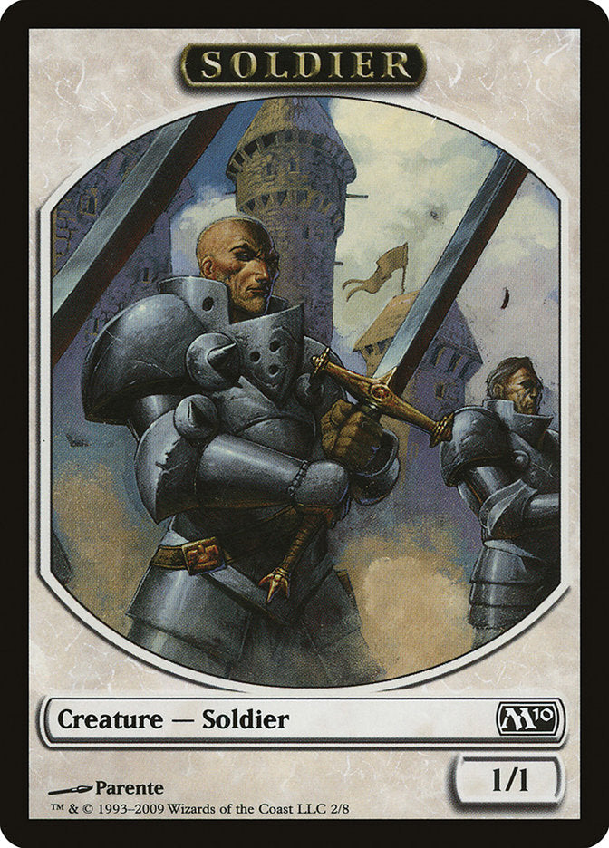 Soldier Token [Magic 2010 Tokens] | Game Master's Emporium (The New GME)