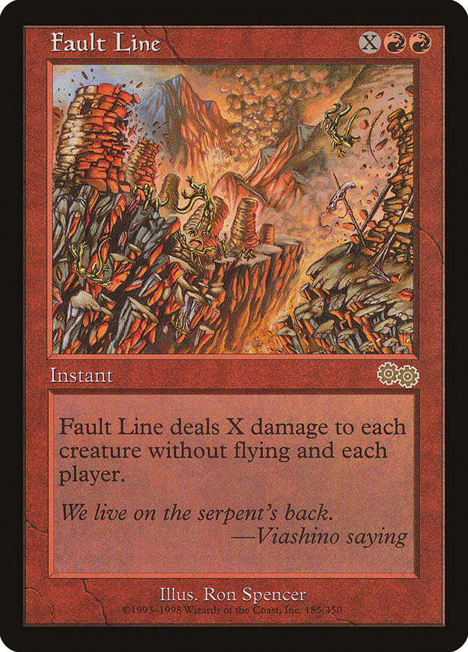 Fault Line [Urza's Saga] | Game Master's Emporium (The New GME)
