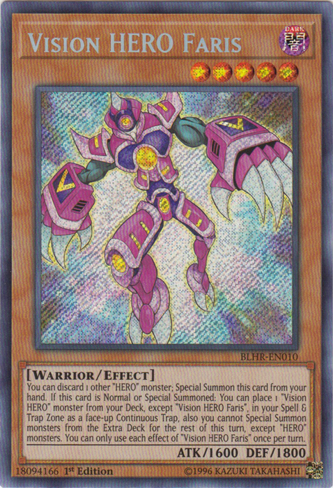 Vision Hero Faris [BLHR-EN010] Secret Rare | Game Master's Emporium (The New GME)