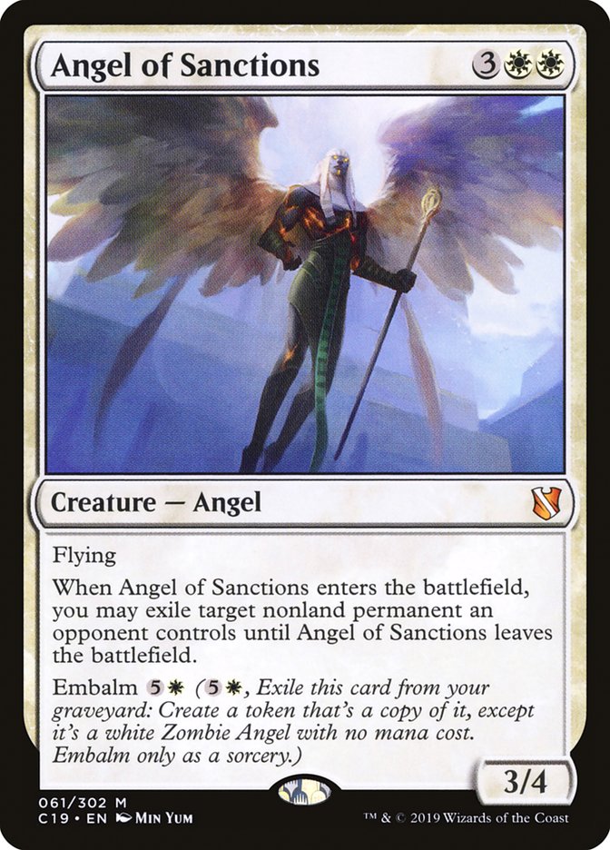 Angel of Sanctions [Commander 2019] | Game Master's Emporium (The New GME)