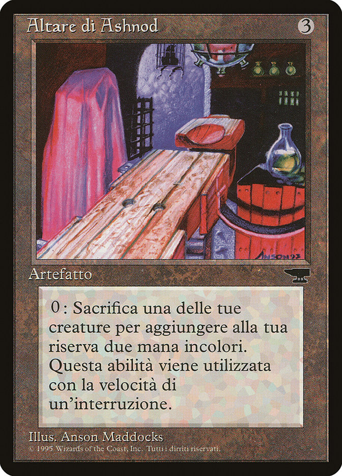 Ashnod's Altar (Italian) - "Altare di Ashnod" [Rinascimento] | Game Master's Emporium (The New GME)