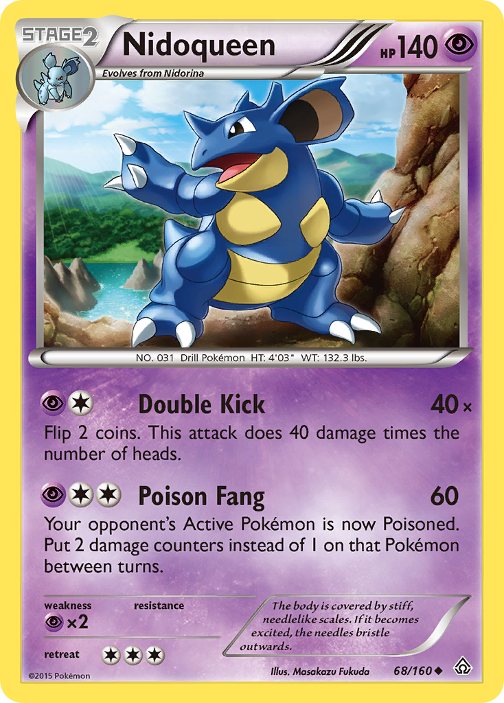 Nidoqueen (68/160) [XY: Primal Clash] | Game Master's Emporium (The New GME)
