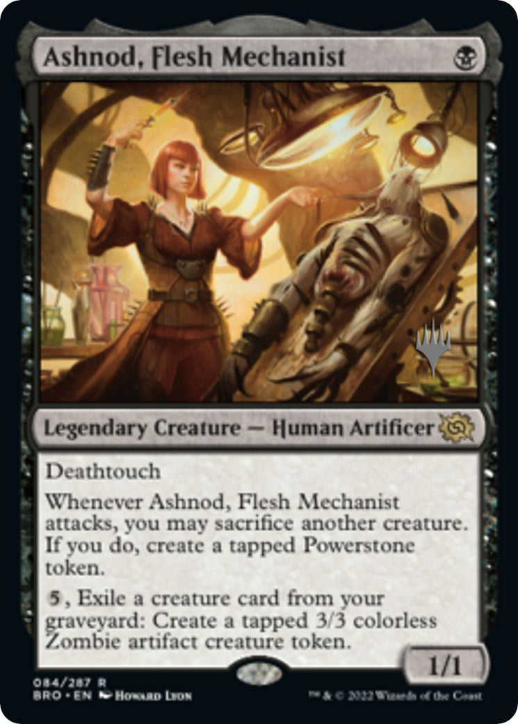 Ashnod, Flesh Mechanist (Promo Pack) [The Brothers' War Promos] | Game Master's Emporium (The New GME)