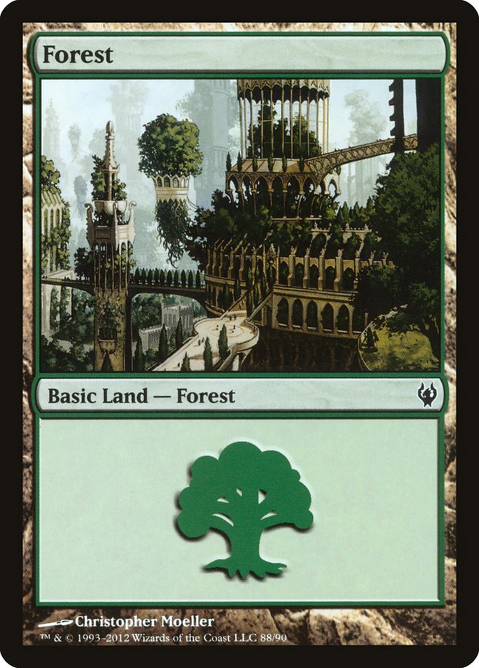 Forest (88) [Duel Decks: Izzet vs. Golgari] | Game Master's Emporium (The New GME)