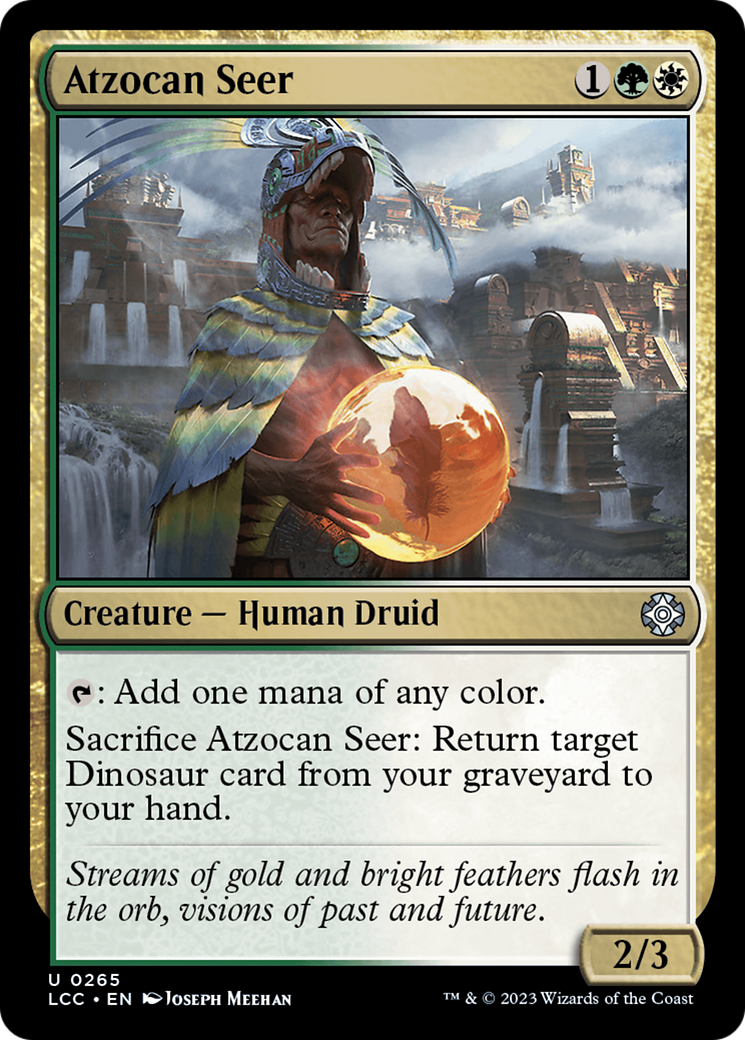 Atzocan Seer [The Lost Caverns of Ixalan Commander] | Game Master's Emporium (The New GME)