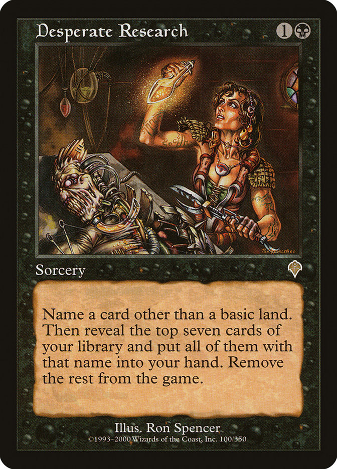 Desperate Research [Invasion] | Game Master's Emporium (The New GME)