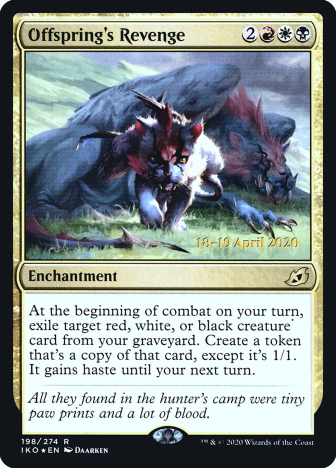Offspring's Revenge [Ikoria: Lair of Behemoths Prerelease Promos] | Game Master's Emporium (The New GME)