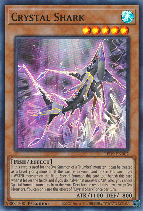 Crystal Shark [LED9-EN002] Super Rare | Game Master's Emporium (The New GME)