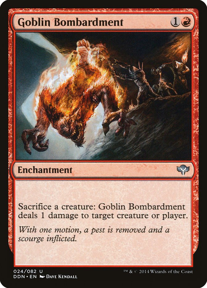 Goblin Bombardment [Duel Decks: Speed vs. Cunning] | Game Master's Emporium (The New GME)