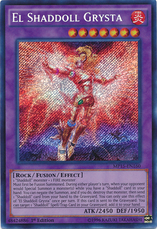 El Shaddoll Grysta [MP15-EN160] Secret Rare | Game Master's Emporium (The New GME)