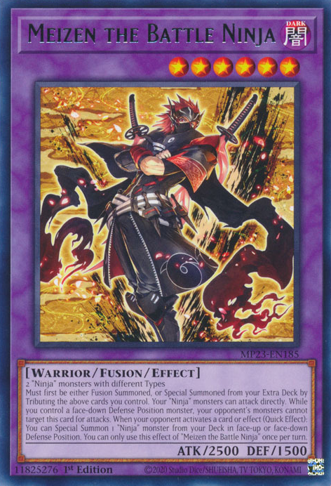 Meizen the Battle Ninja [MP23-EN185] Rare | Game Master's Emporium (The New GME)