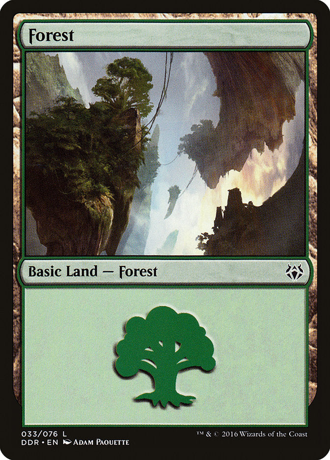 Forest (33) [Duel Decks: Nissa vs. Ob Nixilis] | Game Master's Emporium (The New GME)