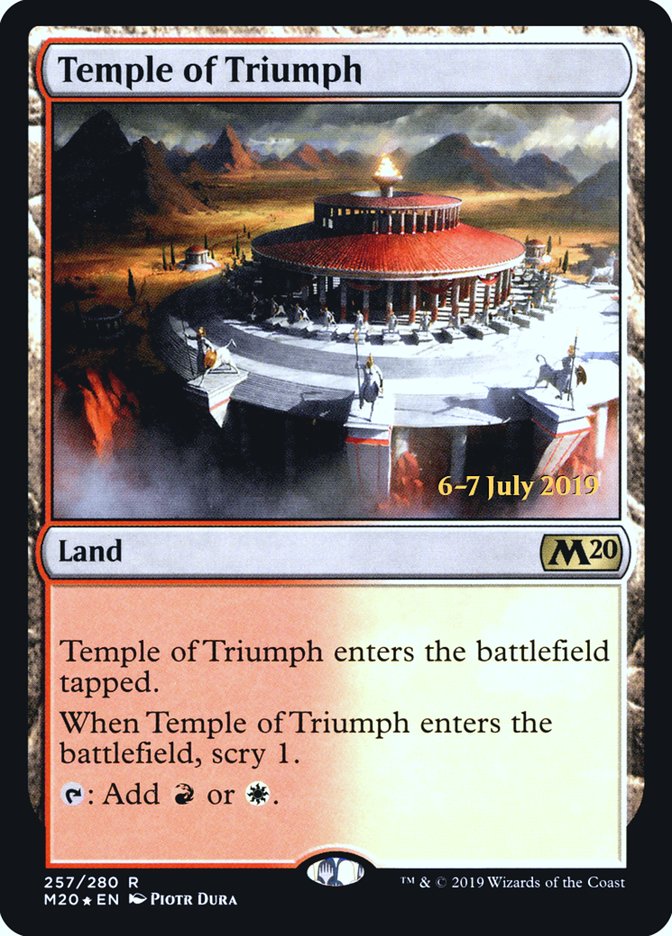 Temple of Triumph [Core Set 2020 Prerelease Promos] | Game Master's Emporium (The New GME)