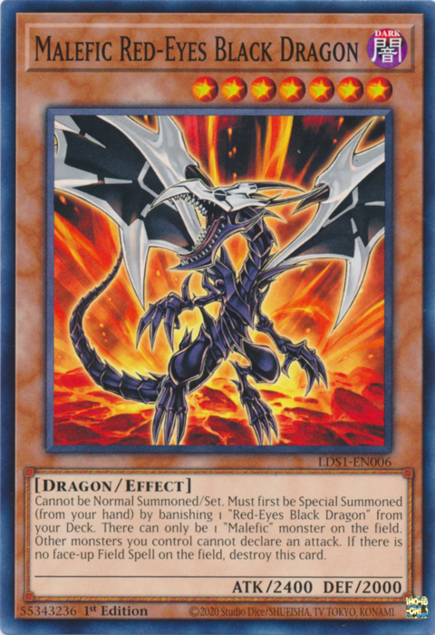 Malefic Red-Eyes Black Dragon [LDS1-EN006] Common | Game Master's Emporium (The New GME)