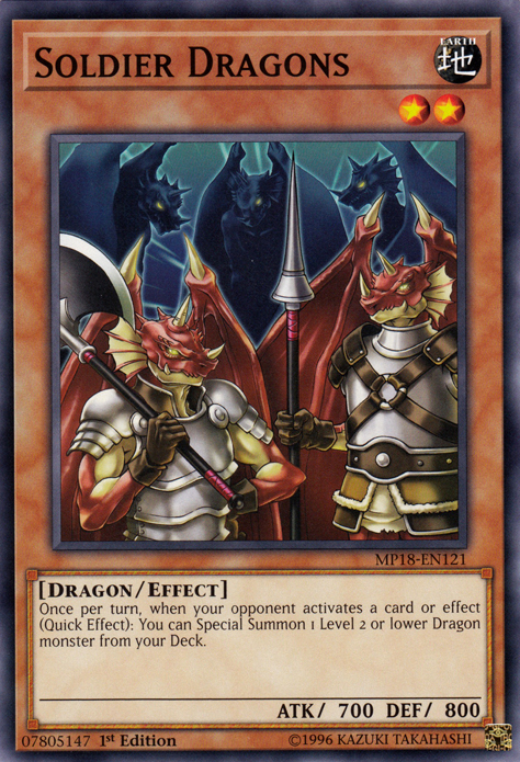 Soldier Dragons [MP18-EN121] Common | Game Master's Emporium (The New GME)