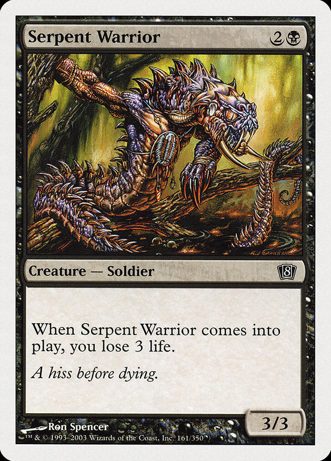 Serpent Warrior [Eighth Edition] | Game Master's Emporium (The New GME)