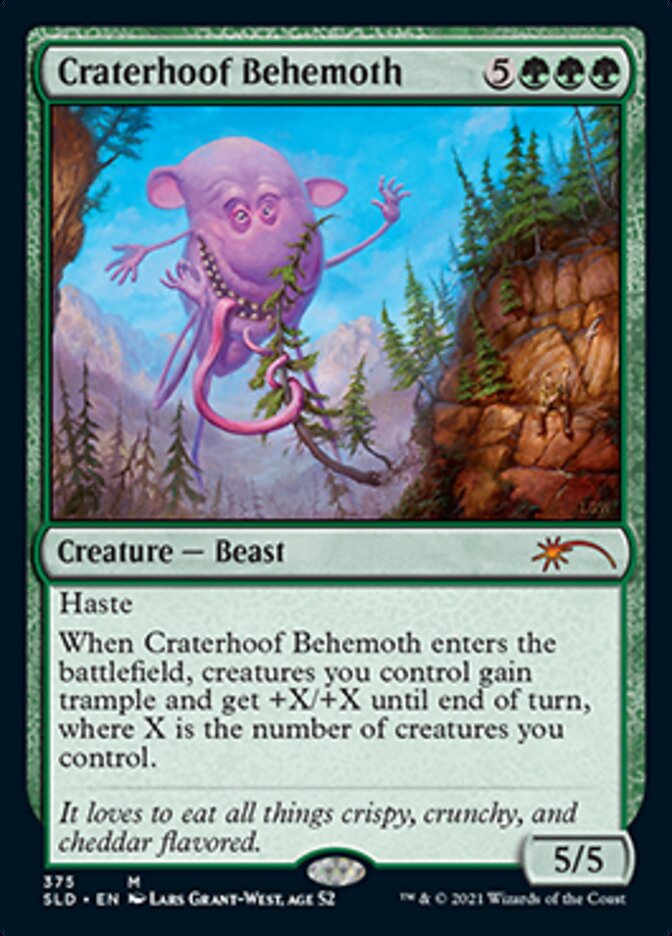 Craterhoof Behemoth (375) [Secret Lair Drop Series] | Game Master's Emporium (The New GME)