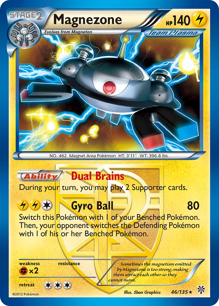 Magnezone (46/135) (Theme Deck Exclusive) [Black & White: Plasma Storm] | Game Master's Emporium (The New GME)