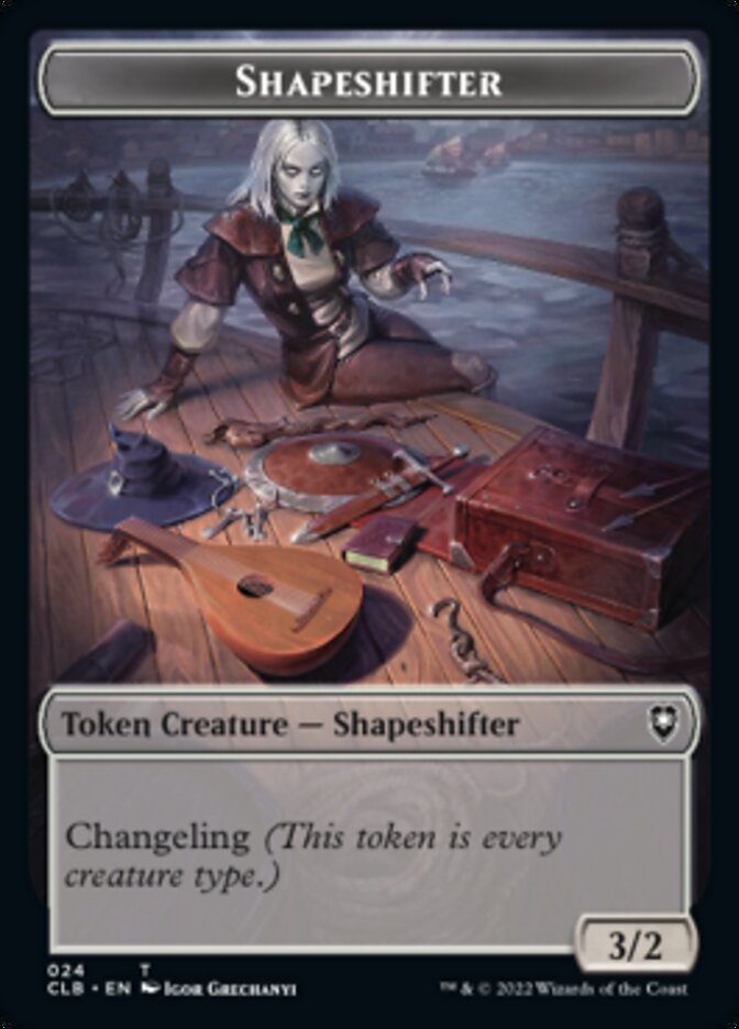 Shapeshifter (024) // Shapeshifter (028) Double-Sided Token [Commander Legends: Battle for Baldur's Gate Tokens] | Game Master's Emporium (The New GME)