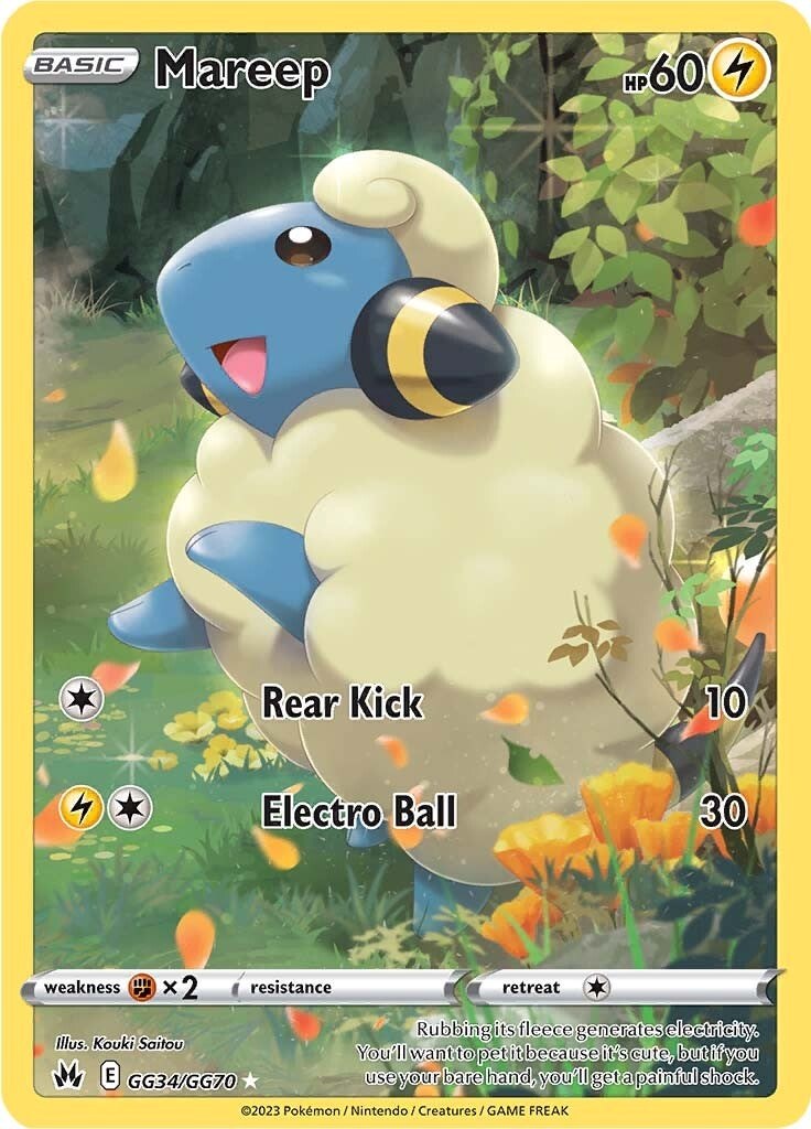 Mareep (GG34/GG70) [Sword & Shield: Crown Zenith] | Game Master's Emporium (The New GME)