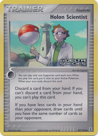 Holon Scientist (97/113) (Stamped) [EX: Delta Species] | Game Master's Emporium (The New GME)