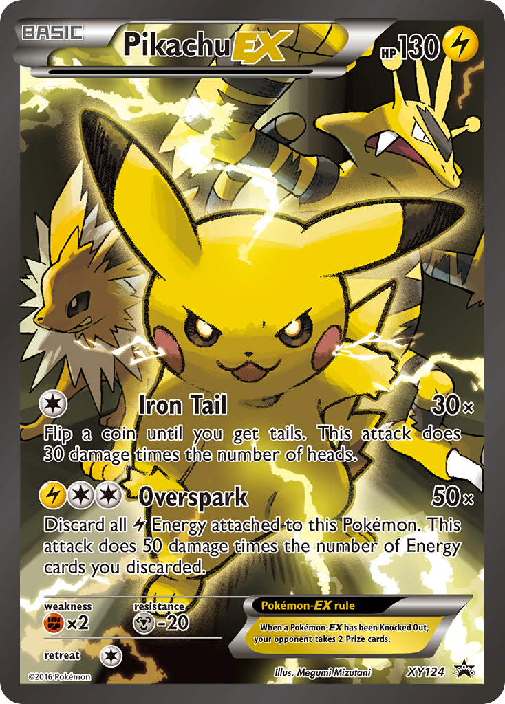 Pikachu EX (XY124) [XY: Black Star Promos] | Game Master's Emporium (The New GME)