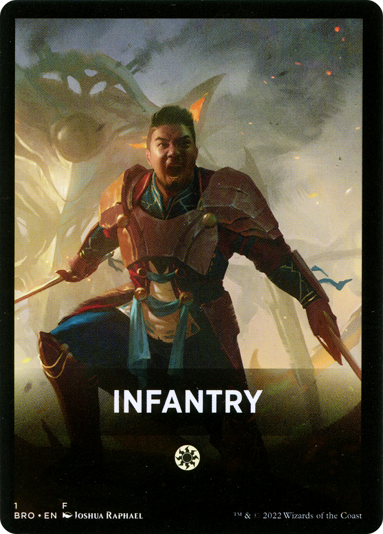 Infantry Theme Card [The Brothers' War Tokens] | Game Master's Emporium (The New GME)