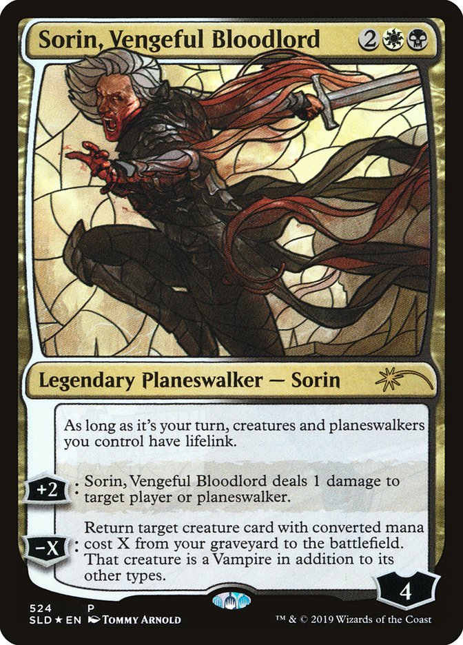 Sorin, Vengeful Bloodlord (Stained Glass) [Secret Lair Drop Promos] | Game Master's Emporium (The New GME)
