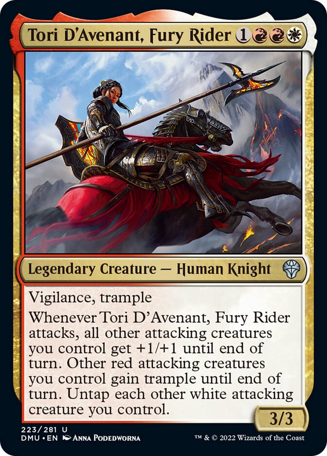 Tori D'Avenant, Fury Rider [Dominaria United] | Game Master's Emporium (The New GME)