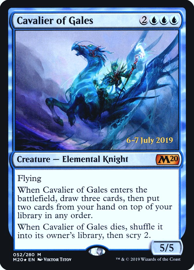 Cavalier of Gales [Core Set 2020 Prerelease Promos] | Game Master's Emporium (The New GME)