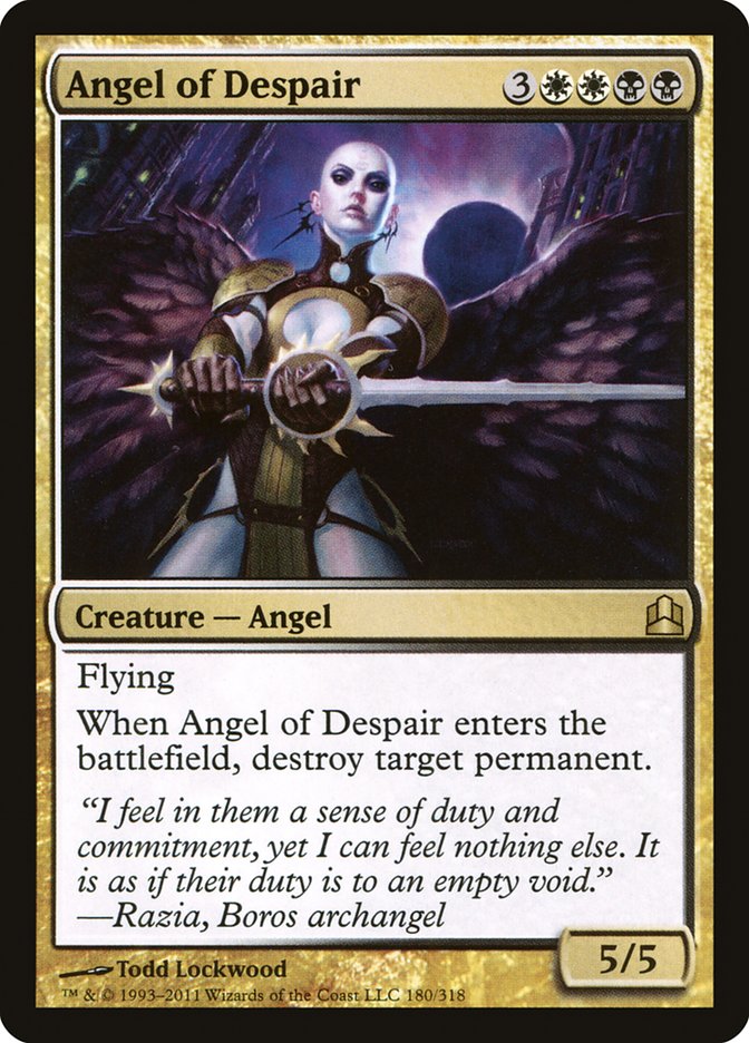 Angel of Despair [Commander 2011] | Game Master's Emporium (The New GME)