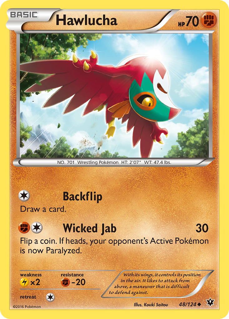 Hawlucha (48/124) [XY: Fates Collide] | Game Master's Emporium (The New GME)