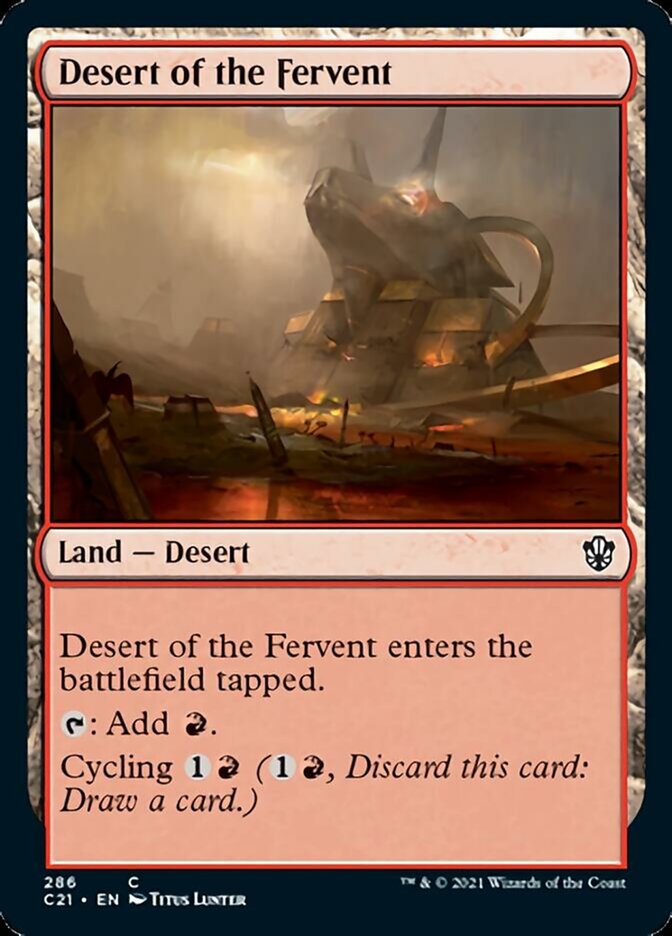 Desert of the Fervent [Commander 2021] | Game Master's Emporium (The New GME)