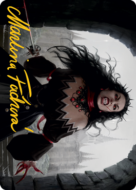 Voldaren Stinger Art Card (Gold-Stamped Signature) [Innistrad: Midnight Hunt Art Series] | Game Master's Emporium (The New GME)