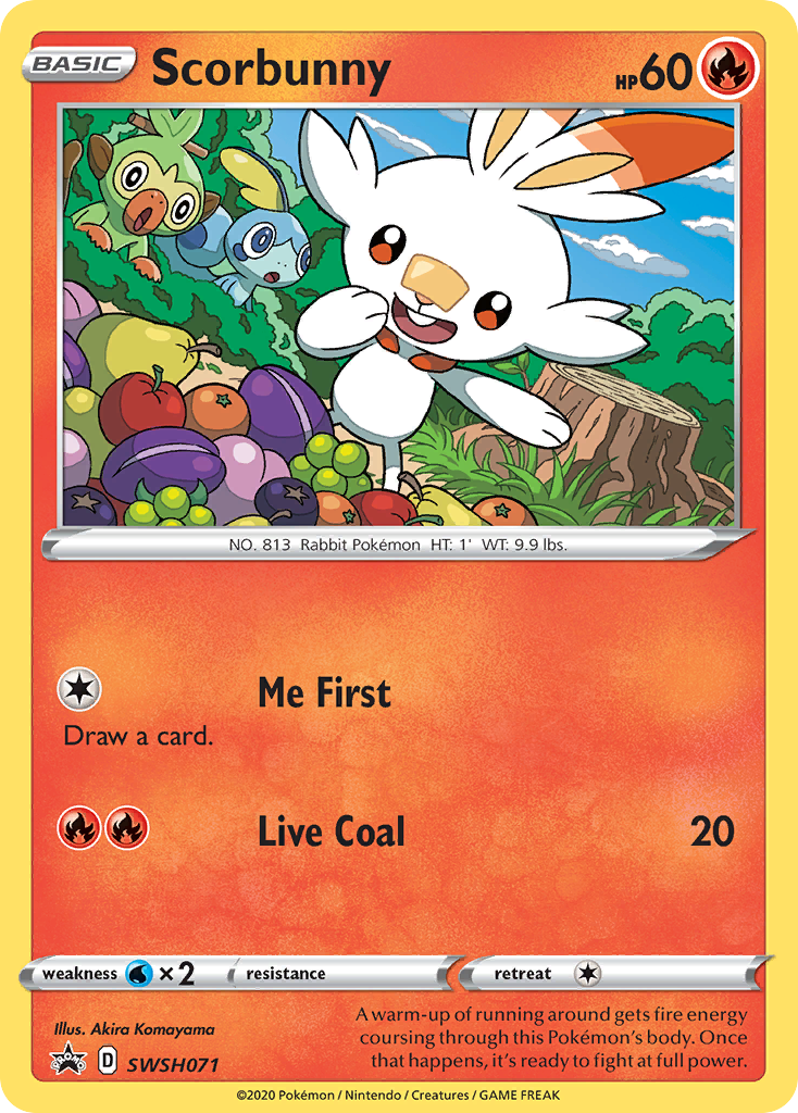 Scorbunny (SWSH071) [Sword & Shield: Black Star Promos] | Game Master's Emporium (The New GME)