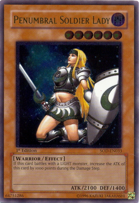 Penumbral Soldier Lady [SOD-EN033] Ultimate Rare | Game Master's Emporium (The New GME)