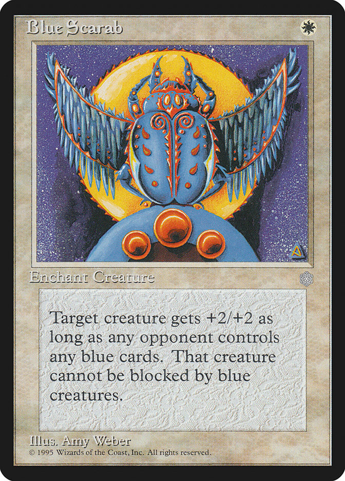 Blue Scarab [Ice Age] | Game Master's Emporium (The New GME)