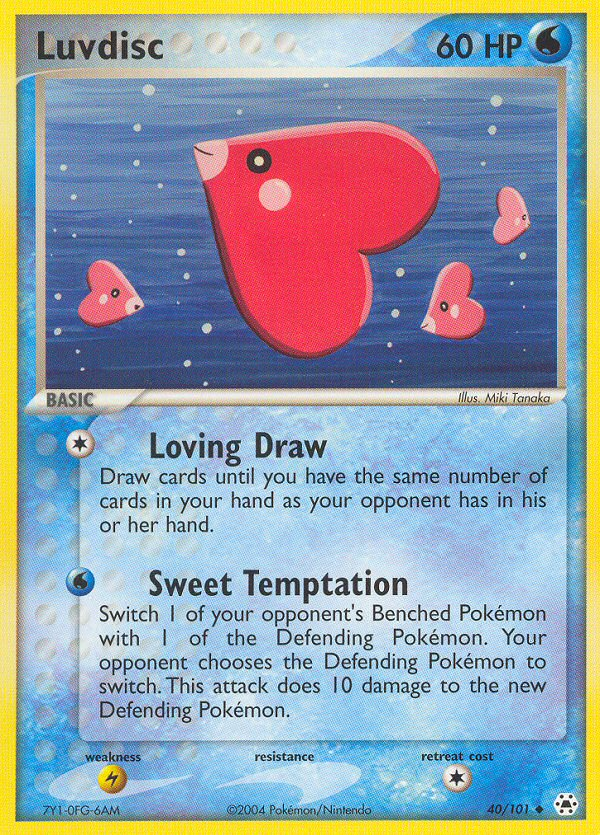 Luvdisc (40/101) [EX: Hidden Legends] | Game Master's Emporium (The New GME)