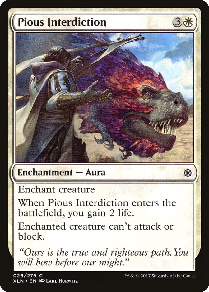 Pious Interdiction [Ixalan] | Game Master's Emporium (The New GME)