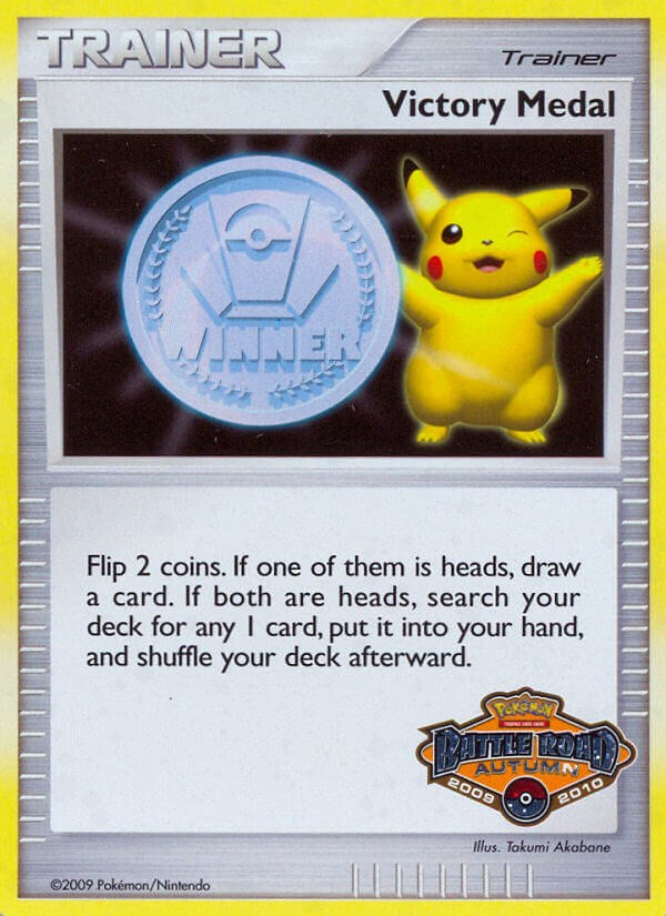Victory Medal (2009-2010) (Battle Road Autumn) [League & Championship Cards] | Game Master's Emporium (The New GME)