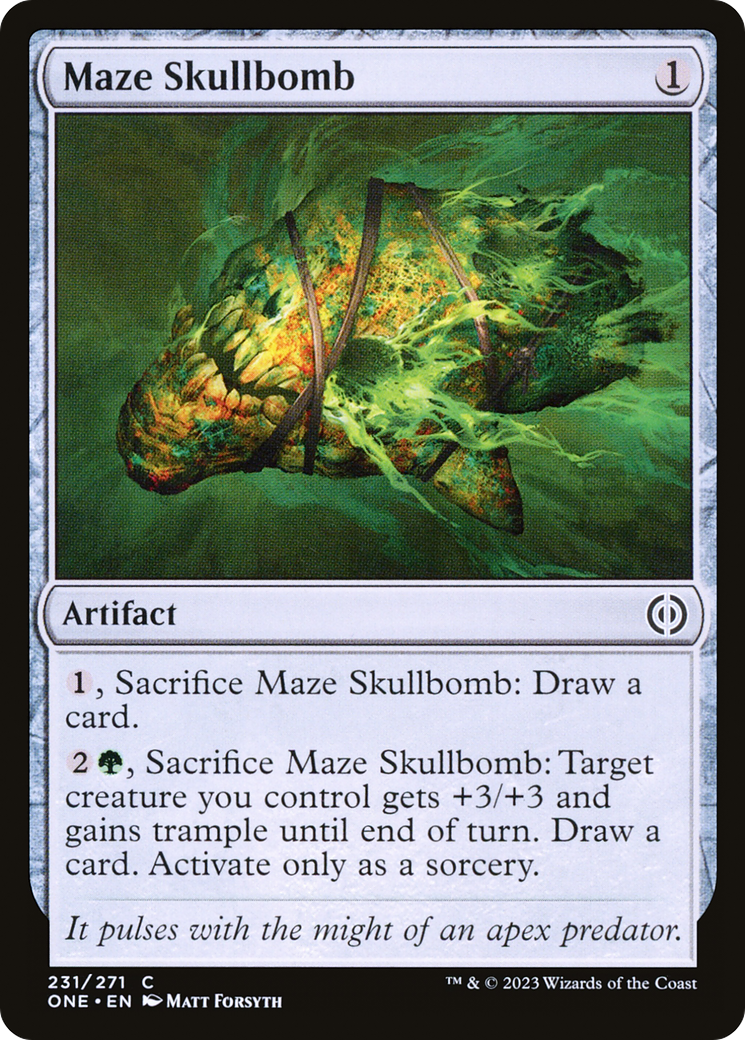 Maze Skullbomb [Phyrexia: All Will Be One] | Game Master's Emporium (The New GME)