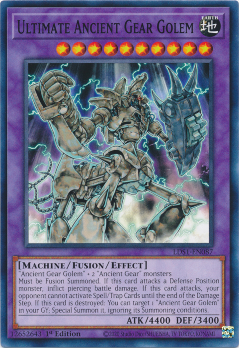 Ultimate Ancient Gear Golem [LDS1-EN087] Common | Game Master's Emporium (The New GME)