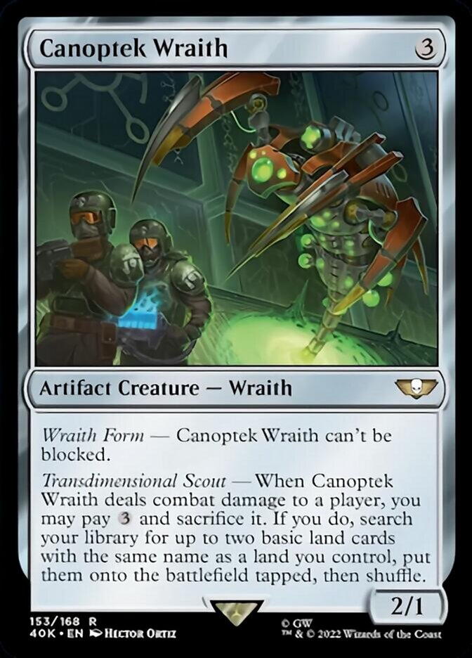 Canoptek Wraith (Surge Foil) [Warhammer 40,000] | Game Master's Emporium (The New GME)