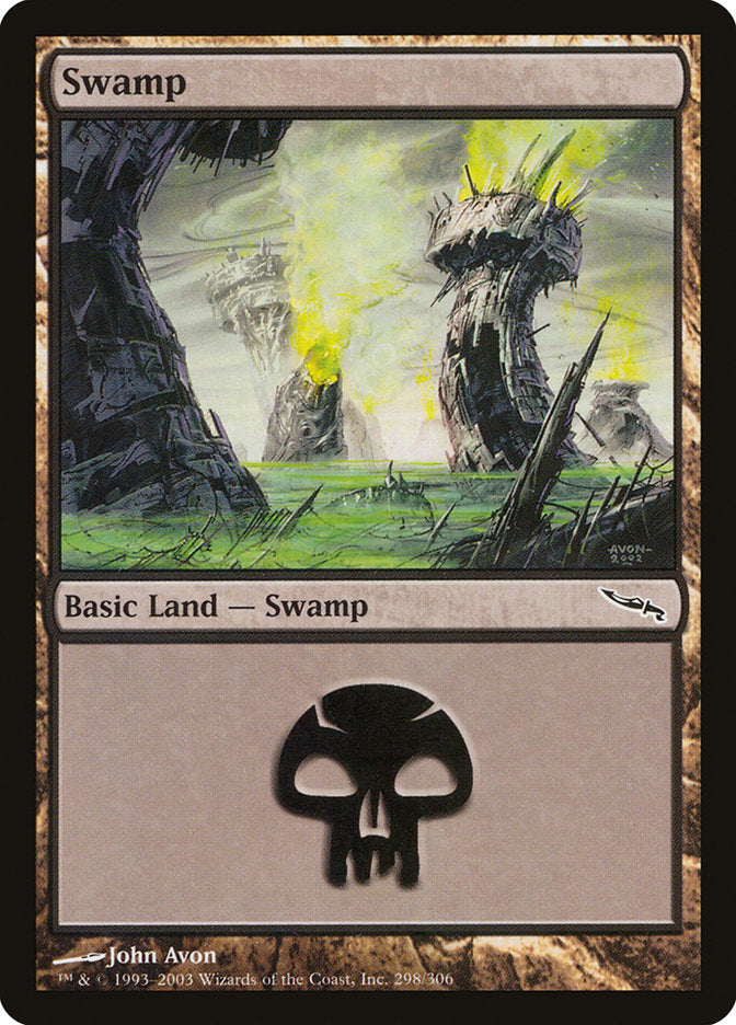 Swamp (298) [Mirrodin] | Game Master's Emporium (The New GME)