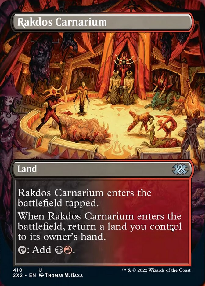 Rakdos Carnarium (Borderless Alternate Art) [Double Masters 2022] | Game Master's Emporium (The New GME)