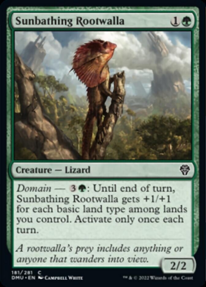 Sunbathing Rootwalla [Dominaria United] | Game Master's Emporium (The New GME)